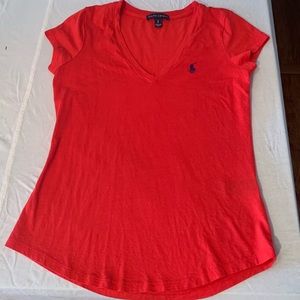 red Ralph Lauren shirt